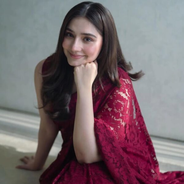 Red Soft Net Saree with Satin Border