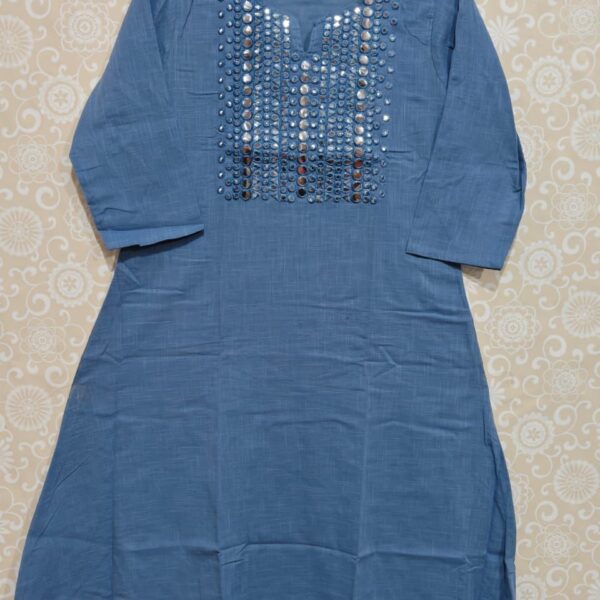 Classy Cotton Slub Kurti Set