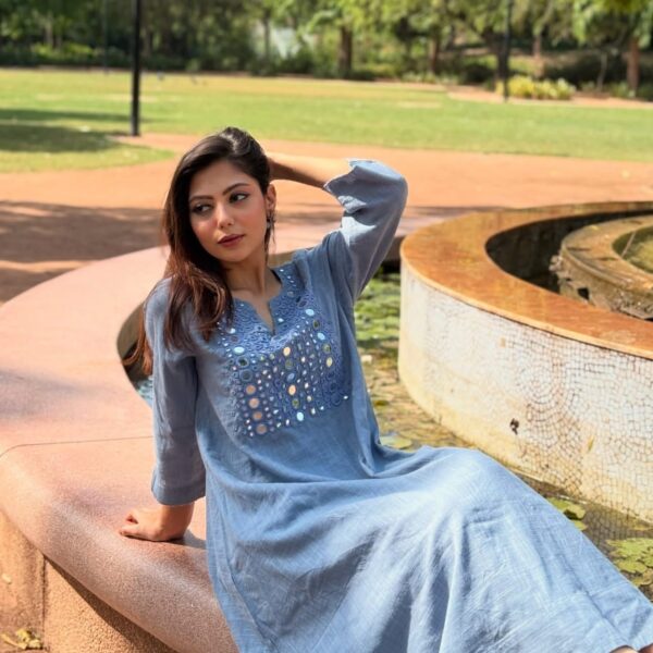 Classy Cotton Slub Kurti Set