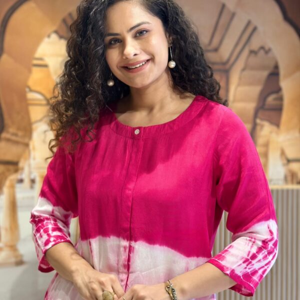 Premium Tie-dye cotton kurti Pant set