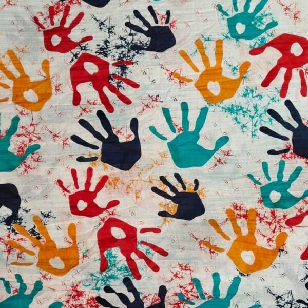 Holi Special Hand Printed Saree