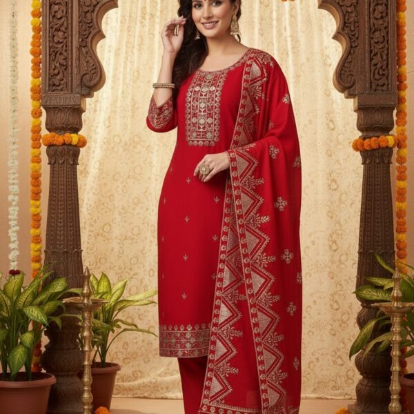 Karwa Chauth Designer Kurti Set