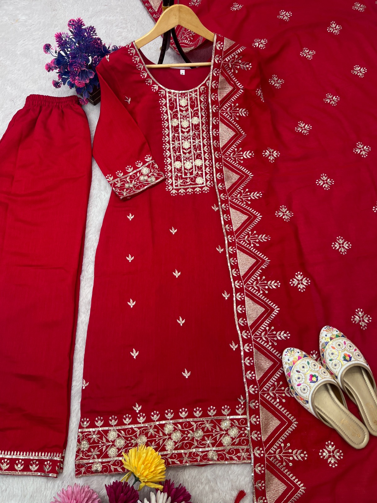 Karwa Chauth Designer Kurti Set - Image 2