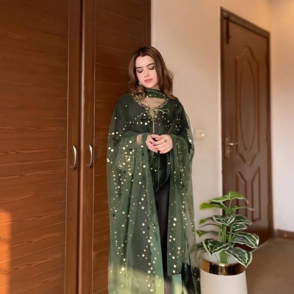 Fully stitched kurti & pant & one dupatta