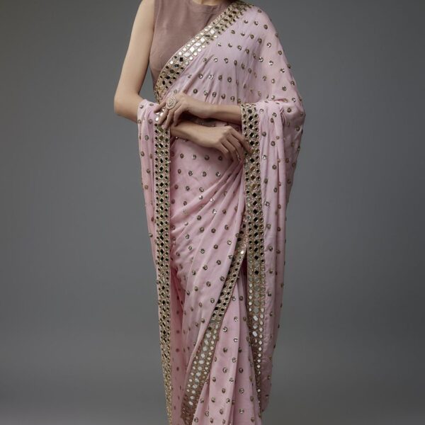 Sequence Saree with Butti Work