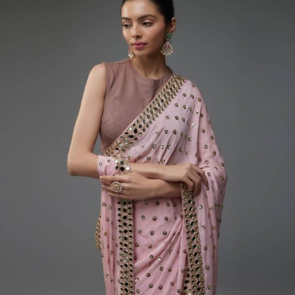 Sequence Saree with Butti Work