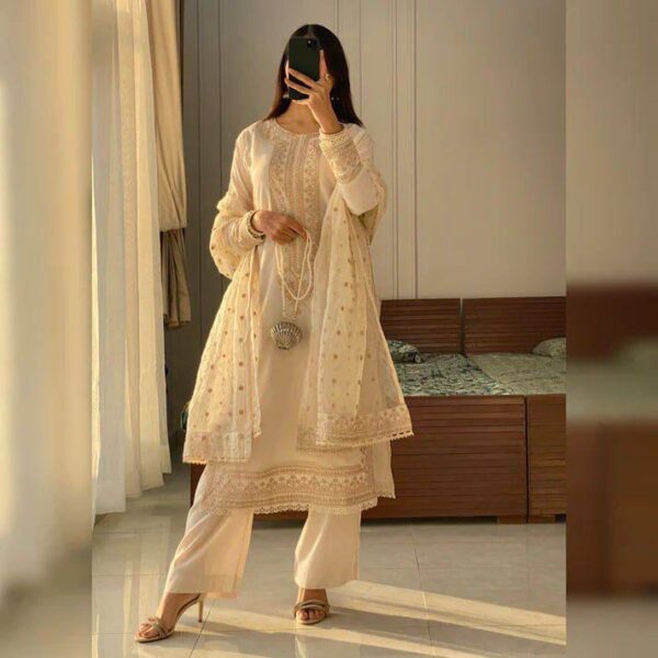 Roman Silk Eid Special Kurti Set