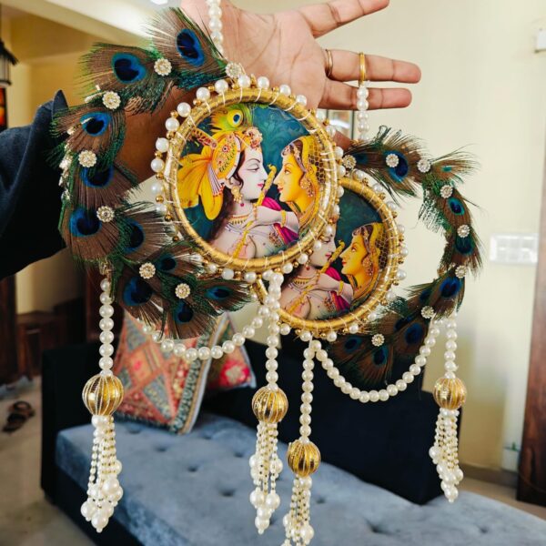 peacock hanging size 8" ring