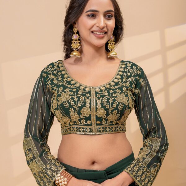 Faux Georgette Ready to Wear Saree