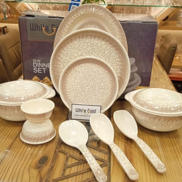 32 pieces premium melamine dinner set
