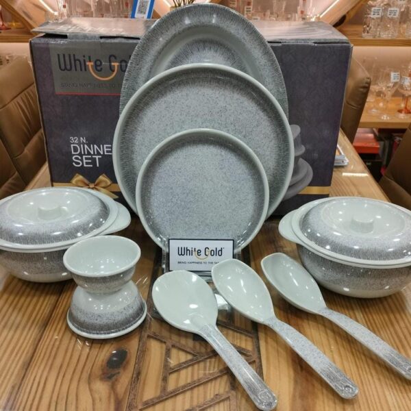 32 pieces premium melamine dinner set