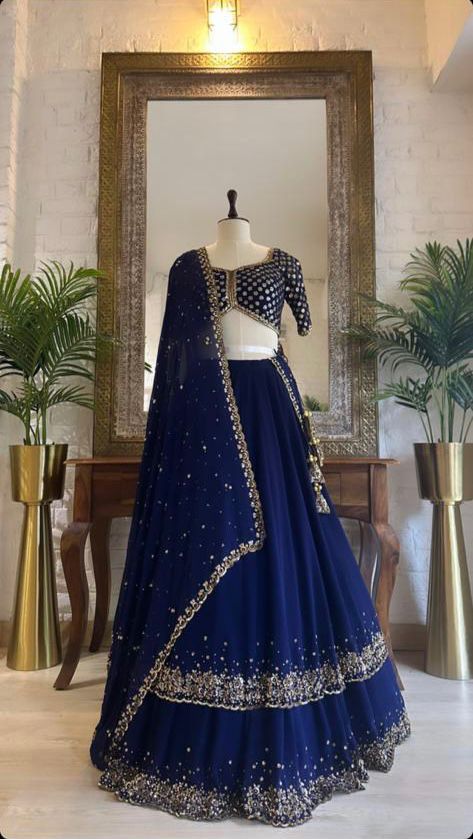 Premium Double Ruffle Layers Lehenga - Image 6