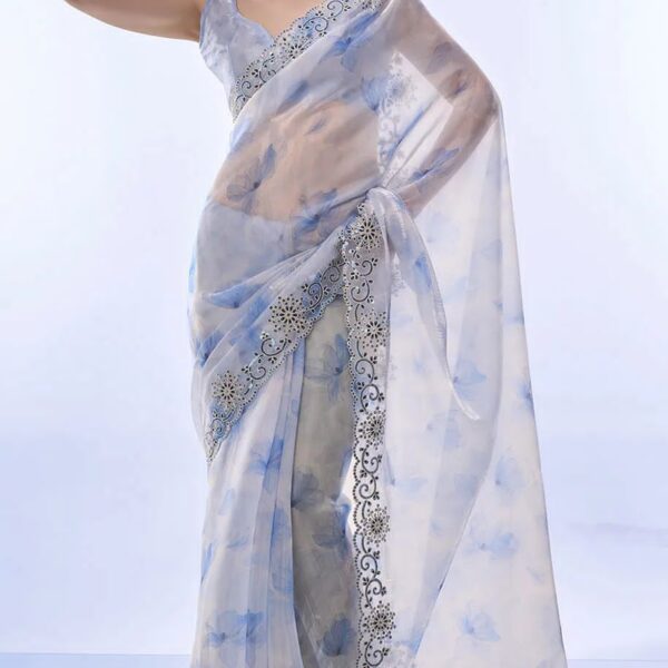 Soft Space silk Saree with beautiful print