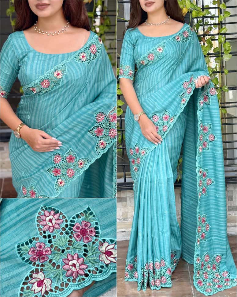 Special Tusser Cotton Saree - Image 5
