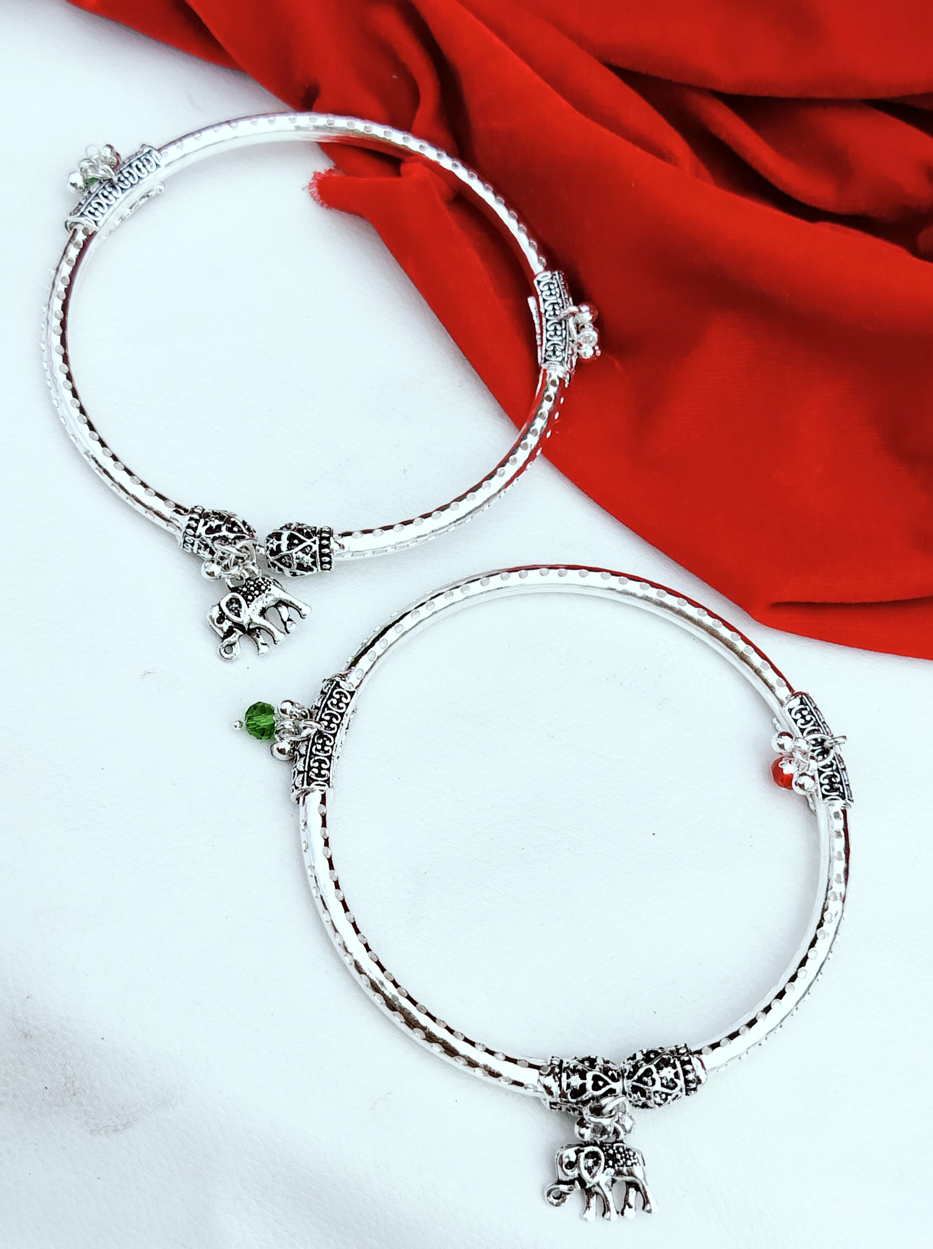 Antique German silver Anklet