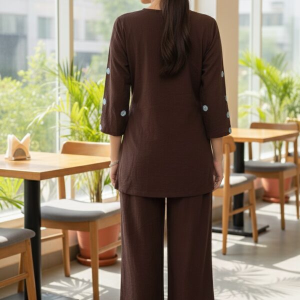 Bindu Bubbal Brown Co ord Set