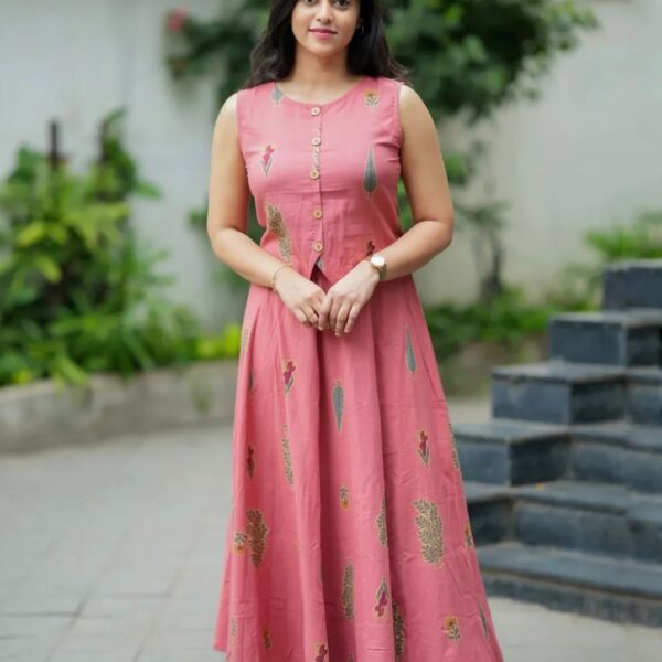 Premium printed Cotton skirt and Top set