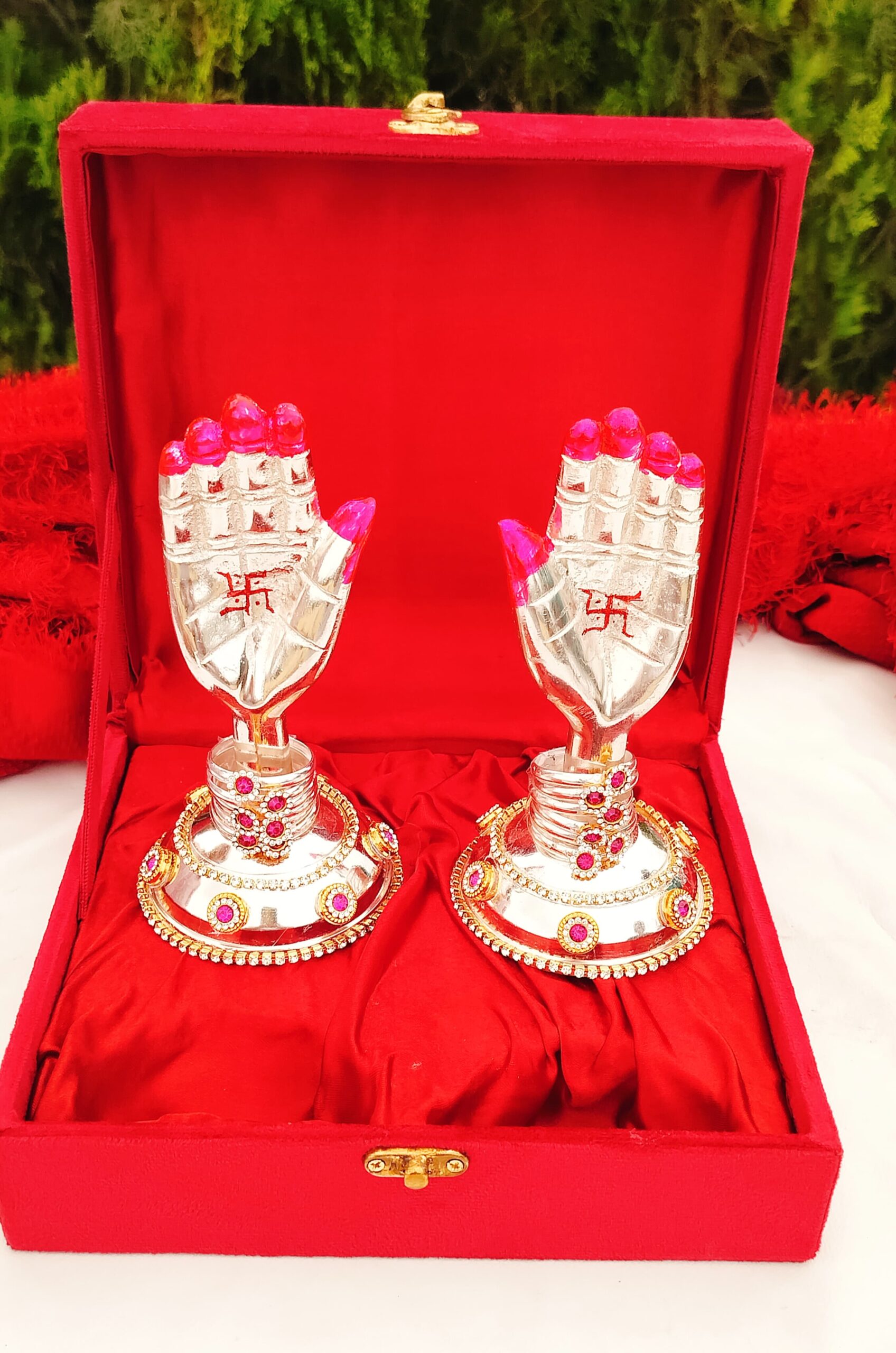 German silver exclusive design Rani Sati DADI hath - Image 3