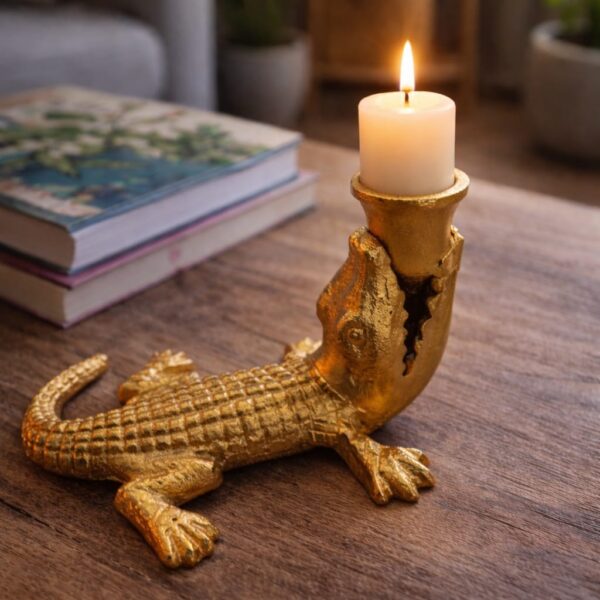 Crocodile Tealight Holder Set of 2