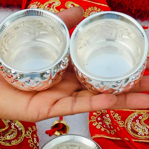 German silver Nakkashi bowl