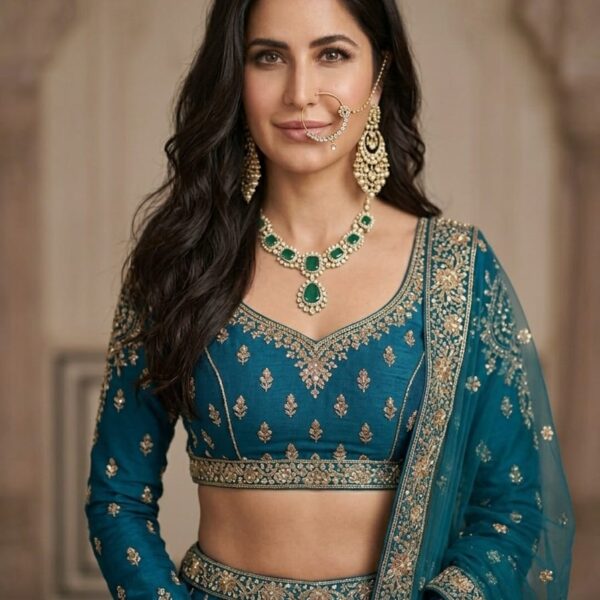 Premium Soft Net Lehenga with Multy Thread Embroidery Work