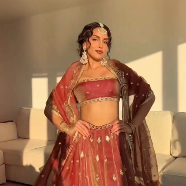 Krishma Silk Lehenga Choli with Work