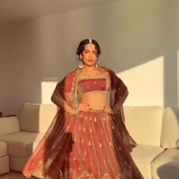 Krishma Silk Lehenga Choli with Work