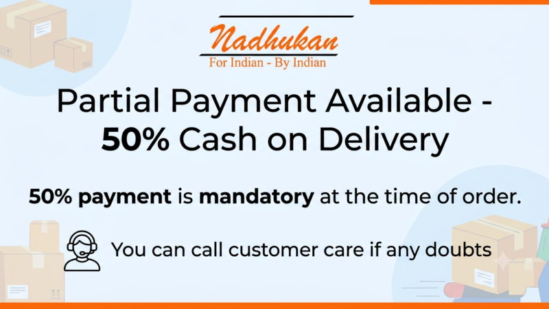 New Payment Option: 50% Cash on Delivery Now Available!