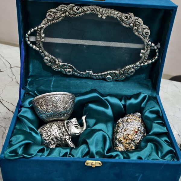 Antique German Silver Hamper set