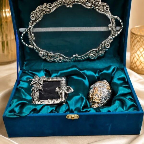 Antique German Silver Hamper set