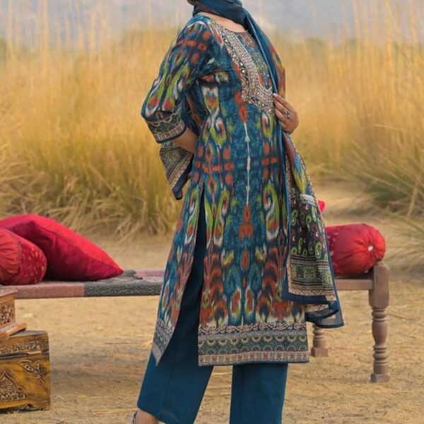Ethnic Heavy Cotton Sequence Work Kurti with Pant