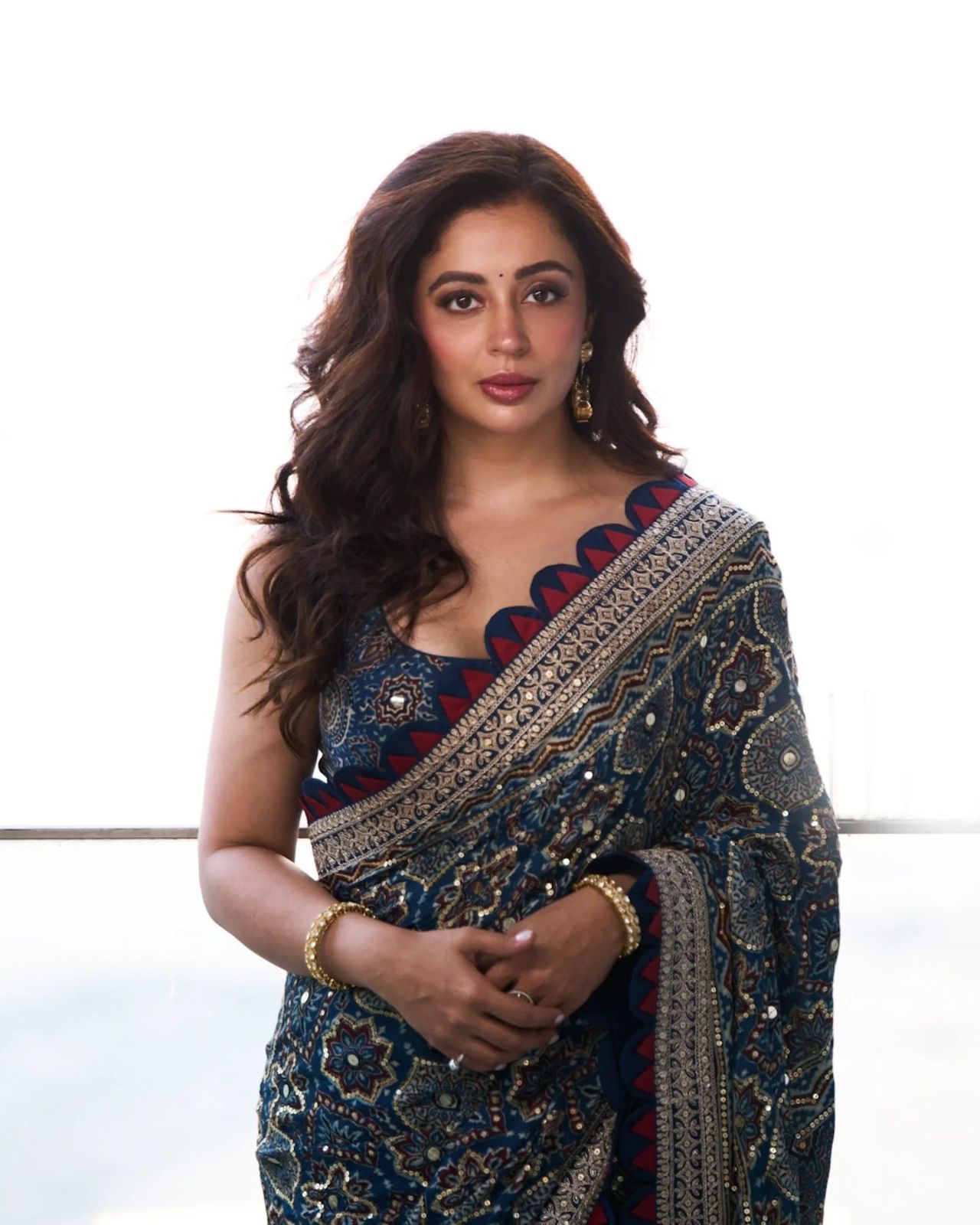 Soft Crepe Silk Saree with Digital Print - Image 2