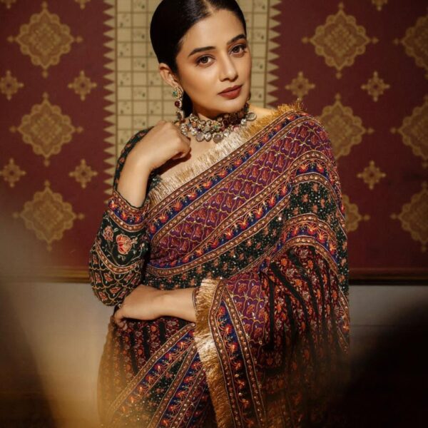 Priya Mani Soft georgette saree with digital print