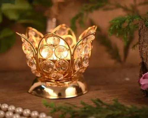Crystal Lotus Kamal Akhand Diya