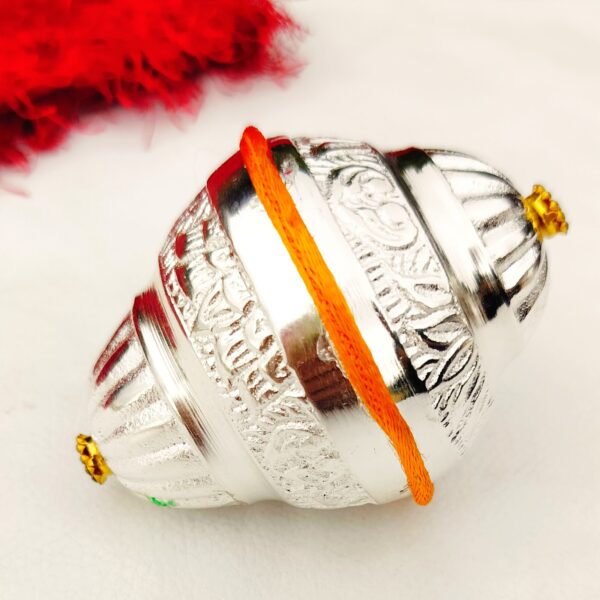 German silver Nakkashi work Nariyal/ coconut