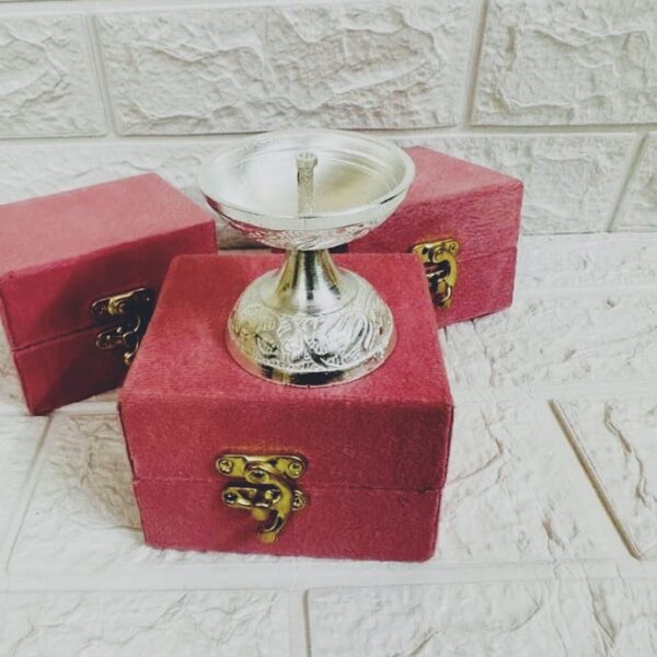 German Silver 3 inches diya