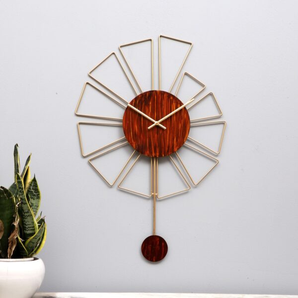 Brown Pendulum Clock