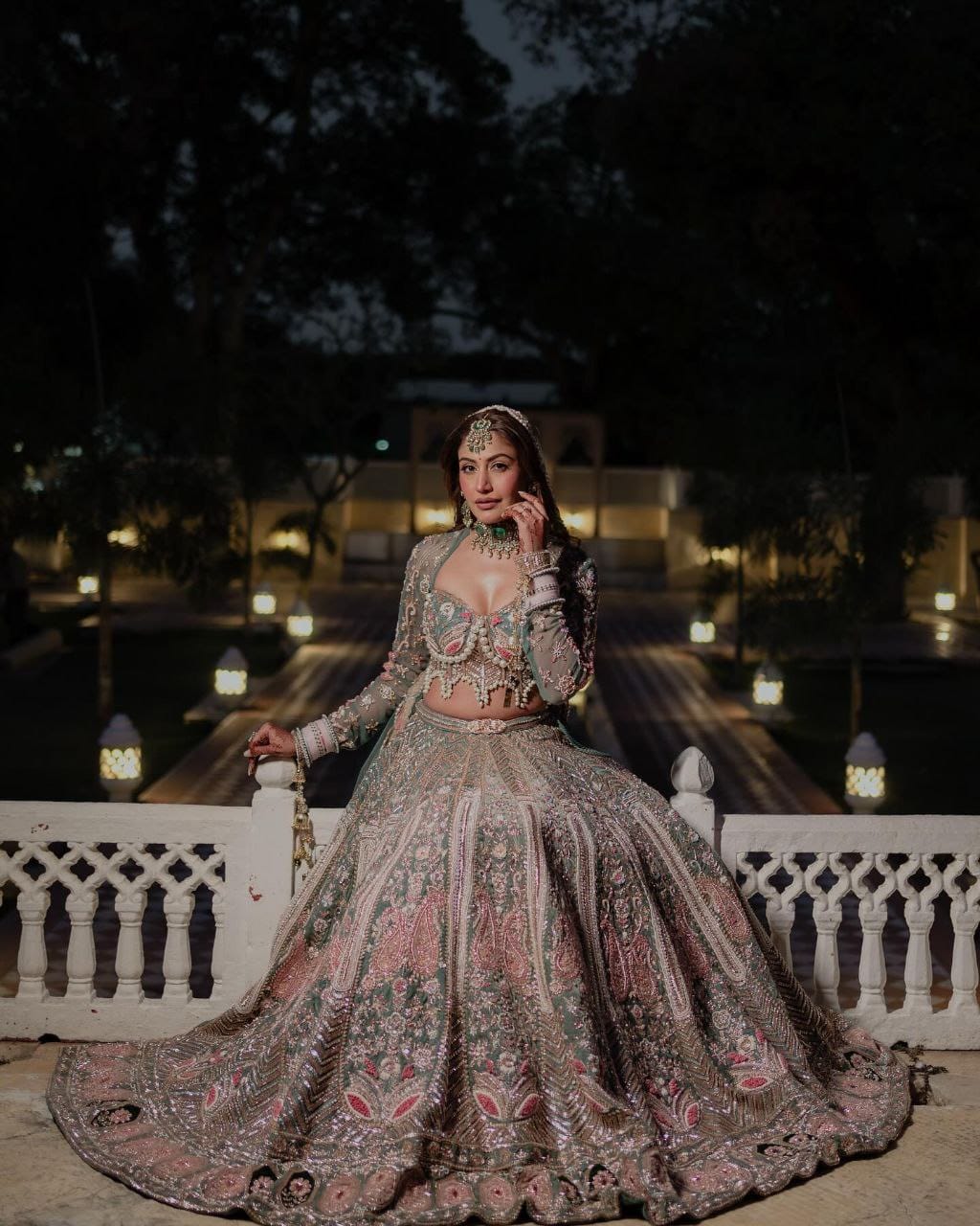 Premium Kasturi Silk Embellished With Heavy Embroidery Lehenga - Image 3
