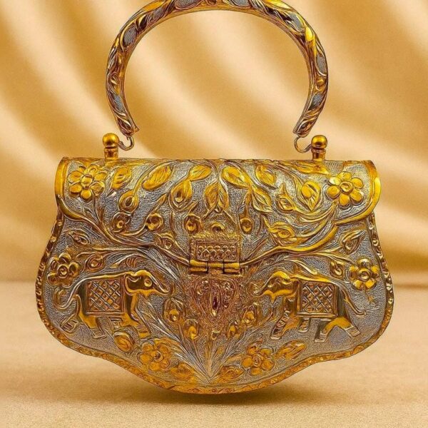 German Silver Dual tone purse