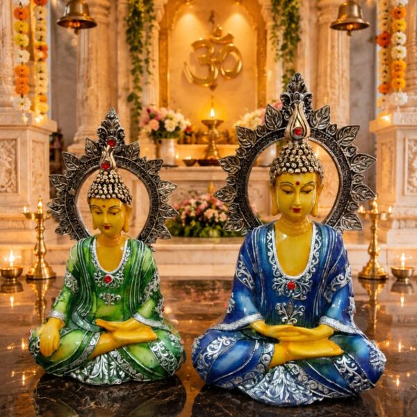Elegant Meditation Chakra Buddha Idol