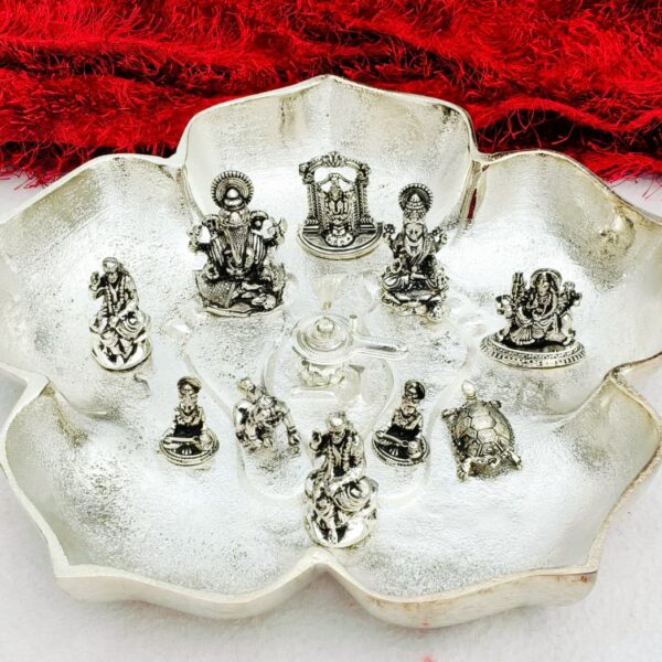 German silver heavy gauge Lotus abhishekam lotus