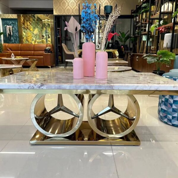 T Shaped Round Center Table Set
