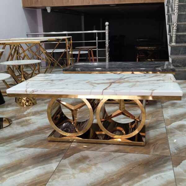 T Shaped Round Center Table Set