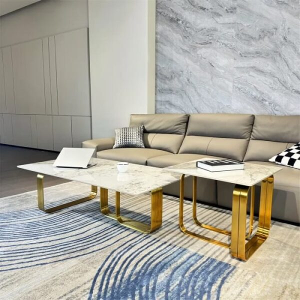 Square shaped center table set