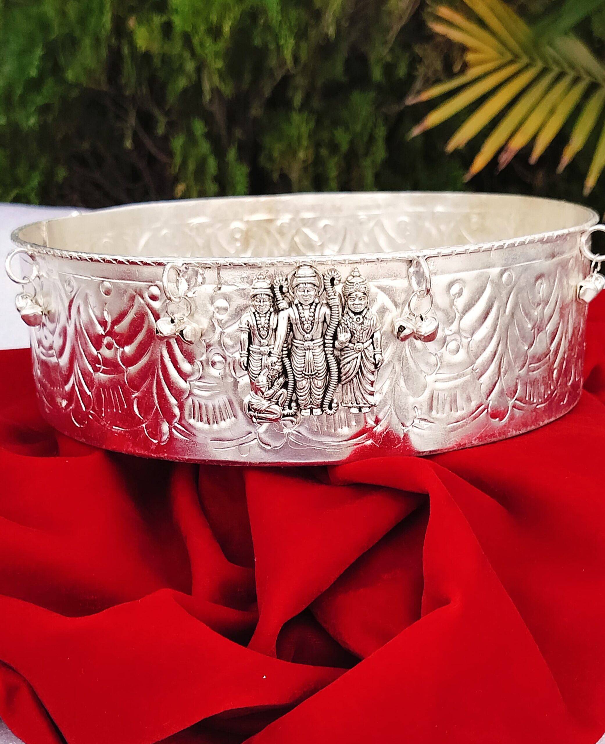 Antique German silver RAM PARIVAR Jalleda / sieve/ channi