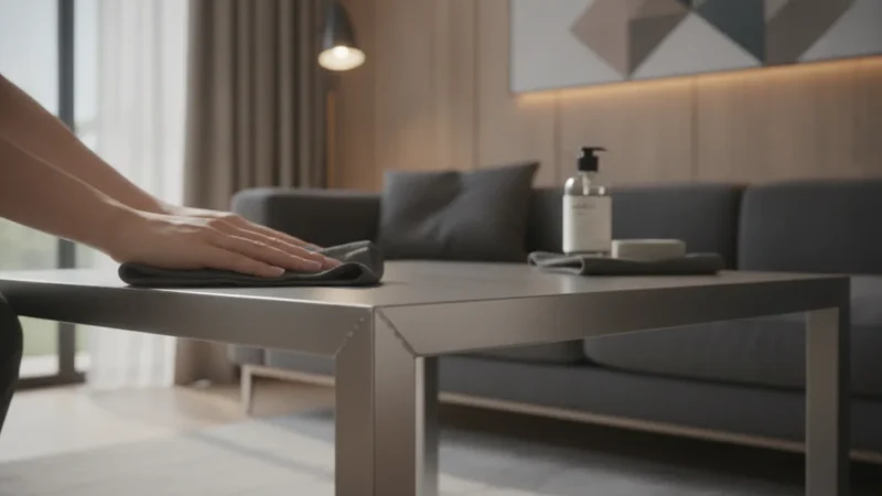 Durability and Maintenance for Stainless Steel Center Tables