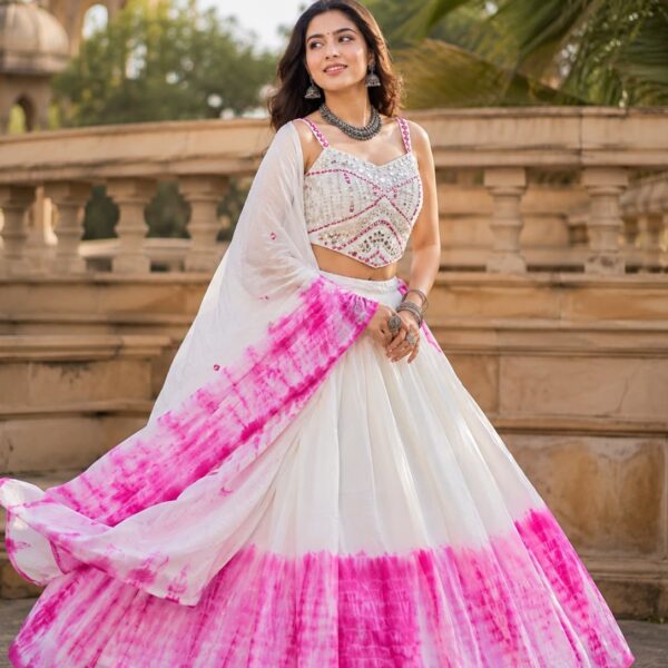 Pure Mal Cotton Chaniya Choli With Spaghetti Style