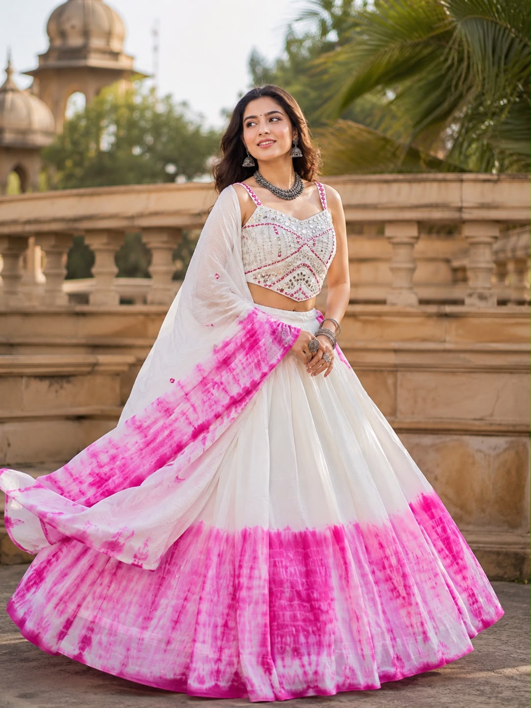 Pure Mal Cotton Chaniya Choli With Spaghetti Style