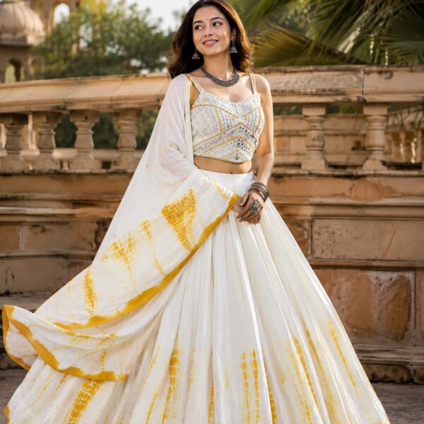 Pure Mal Cotton Chaniya Choli With Spaghetti Style