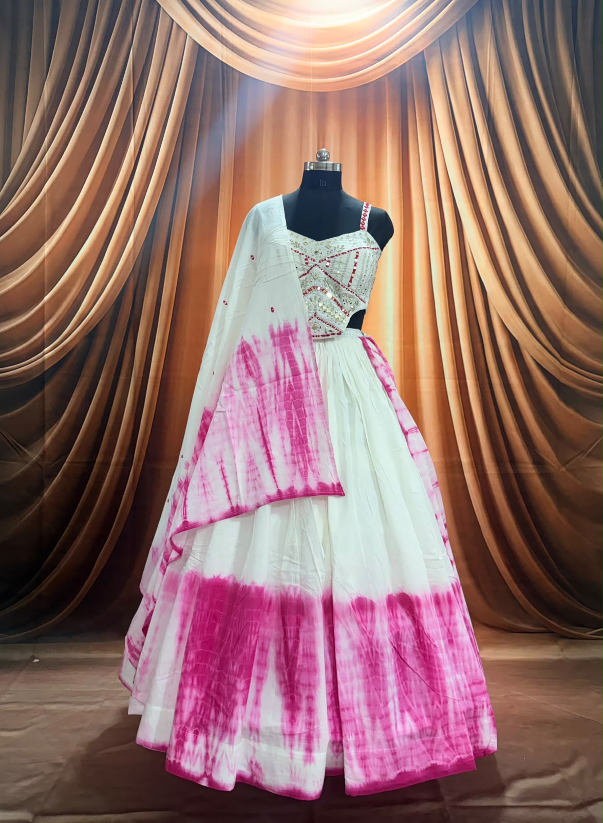 Pure Mal Cotton Chaniya Choli With Spaghetti Style - Image 9
